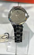 MONTRE FEMME 110 Cadran pailleté doré (Bracelet maill