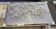  Tableau arbre en fleurs – Blanc & Do